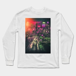 Cyberpunk City Long Sleeve T-Shirt